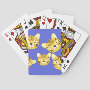Jeu De Cartes peinture de tigres