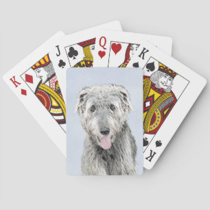 Jeu De Cartes Peinture de Wolfhound en Irlande - Beau art origin