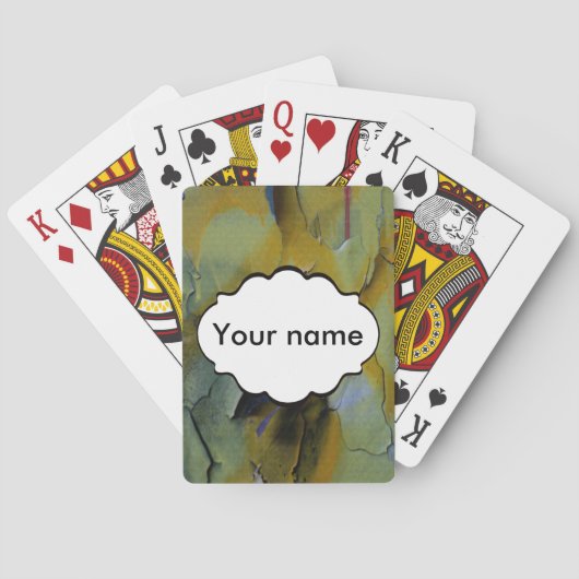 Jeu De Cartes Peinture d'épluchage (dos)