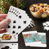 Jeu De Cartes Peinture florale (In Situ)