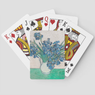 Jeu De Cartes Peinture impressionniste Vase d'Iris de Van Gogh