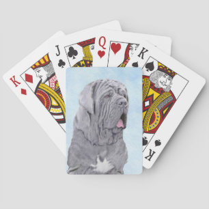 Jeu De Cartes Peinture Mastiff Neopolitan - Art Chien original