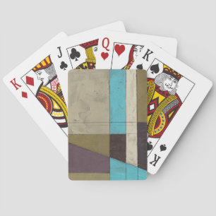 Jeu De Cartes Peinture minimaliste contemporaine avec couleur pr