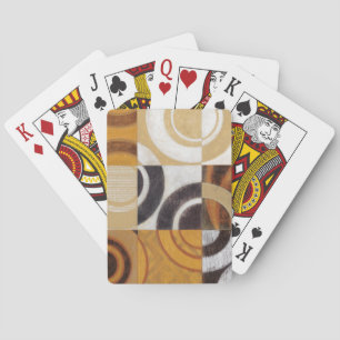 Jeu De Cartes Peinture moderne avec Motifs circulaires
