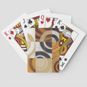 Jeu De Cartes Peinture moderne avec Motifs circulaires