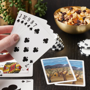 Jeu De Cartes Peinture Olivar de Noche par Alfred Fox