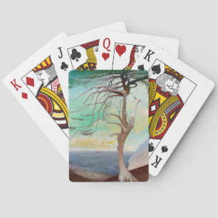 Jeu De Cartes Peinture paysagère du Cèdre solitaire