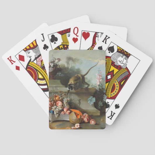 Jeu De Cartes Peinture Rococo pour l'année du singe (dos)
