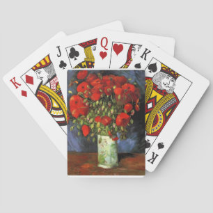 Jeu De Cartes Peinture vintage de Van Gogh Fleurs Vase de fleurs