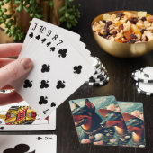 Jeu De Cartes Peinture vintage Doberman (In Situ)