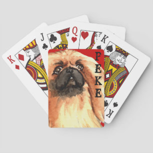 Jeu De Cartes Pekingese Color Block Jouer des cartes