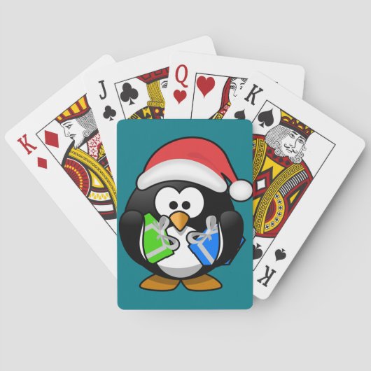 Jeu De Cartes Penguin avec cadeaux (dos)