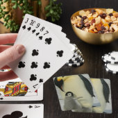 Jeu De Cartes Penguin regardant le poussin (In Situ)