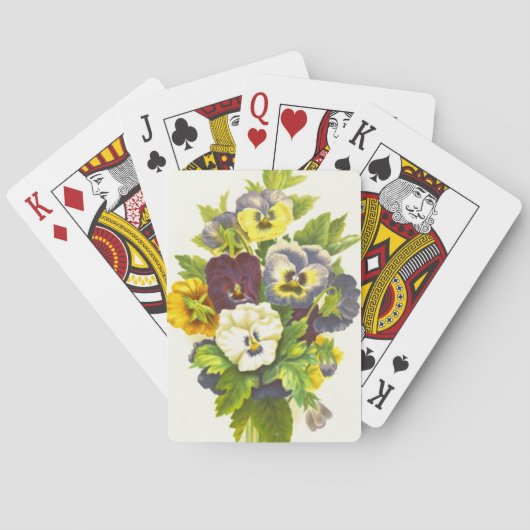 Jeu De Cartes Pensées 1874 (dos)