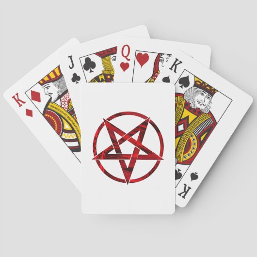 Jeu De Cartes Pentagram Red Devil (dos)