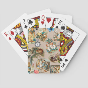 Jeu De Cartes Pépinière Alice Colorée Classique des années 1800 
