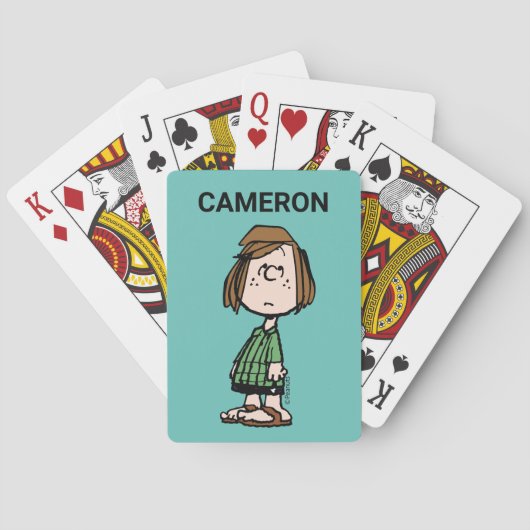 Jeu De Cartes Peppermint Patty Rolling Eyes Playing Cards (dos)