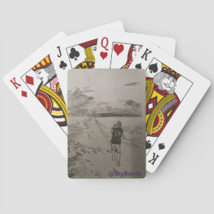 Jeu De Cartes Père et fille jouant aux cartes