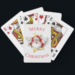Jeu De Cartes Père Noël<br><div class="desc">Père Noël ClausPersonnalisez un jeu de cartes parmi les plus connues et les plus respectées au monde.Ces cartes à jouer de la marque Bicycle sont présentes sur le marché depuis 1885. Elles sont fabriquées avec du papier certifié qualité casino et imprimées avec un procédé d'impression sans pareil.</div>