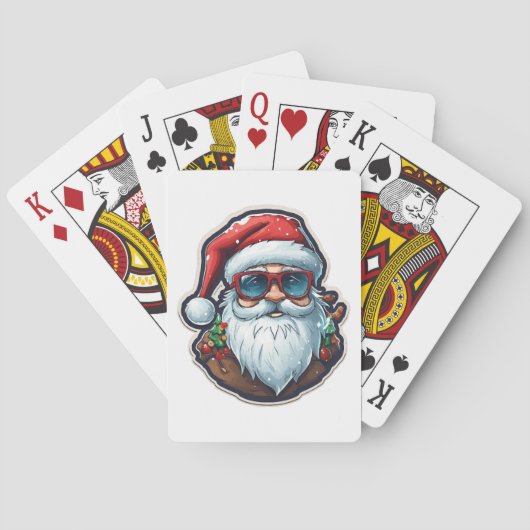 Jeu De Cartes Père Noël (dos)