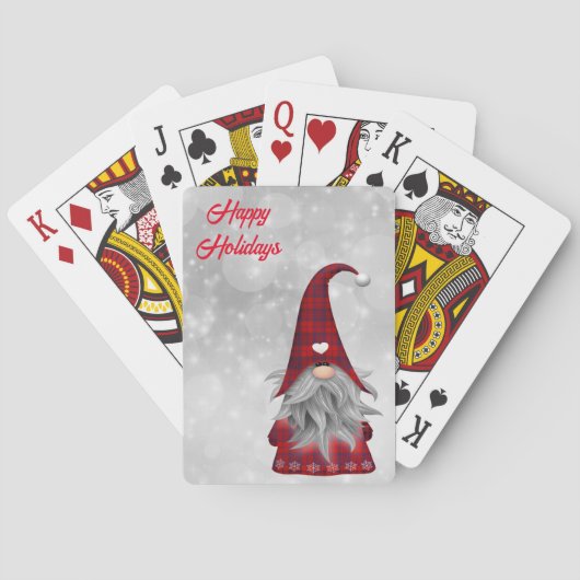 Jeu De Cartes Père Noël de Noël (dos)