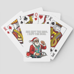 Jeu De Cartes Père Noël Divorce Garde Humour Drôle Vacances Noël