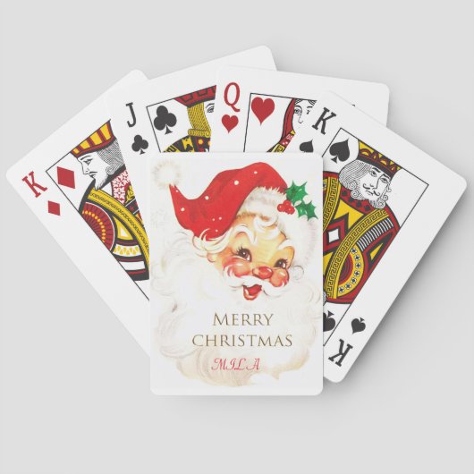 Jeu De Cartes Père Noël, Joyeux Noël (dos)