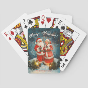 Jeu De Cartes Père Noël Mme Claus Joyeux Noël