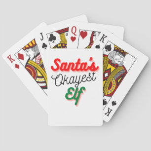 Jeu De Cartes Père Noël Okayest Elf   Noël drôle