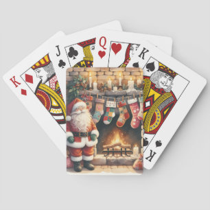 Jeu De Cartes Père Noël par foyer Noël Stockage