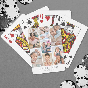 Jeu De Cartes Père Photo Personnalisée Papa