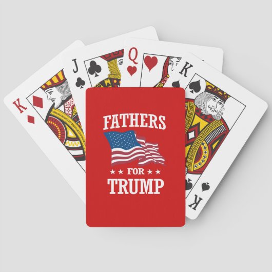 JEU DE CARTES PÈRES POUR TRUMP (dos)
