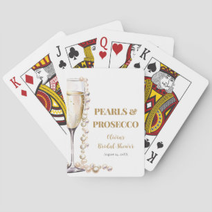 Jeu De Cartes Perles d'or et cartes de jeu classiques Prosecco