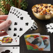 Jeu De Cartes Perroquet de Macaw Tropical (In Situ)