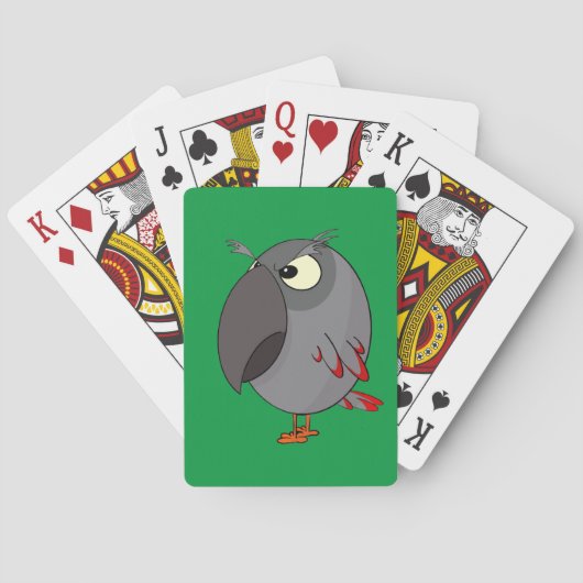 Jeu De Cartes Perroquet gris d'Afrique (dos)