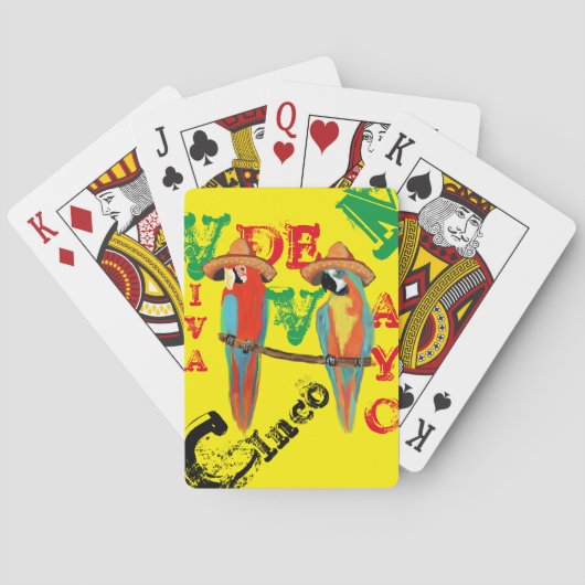 JEU DE CARTES PERROQUETS (dos)
