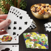 Jeu De Cartes Perroquets Et Fruits Tropicaux (In Situ)