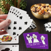 Jeu De Cartes Personalisé Juste Marié (In Situ)