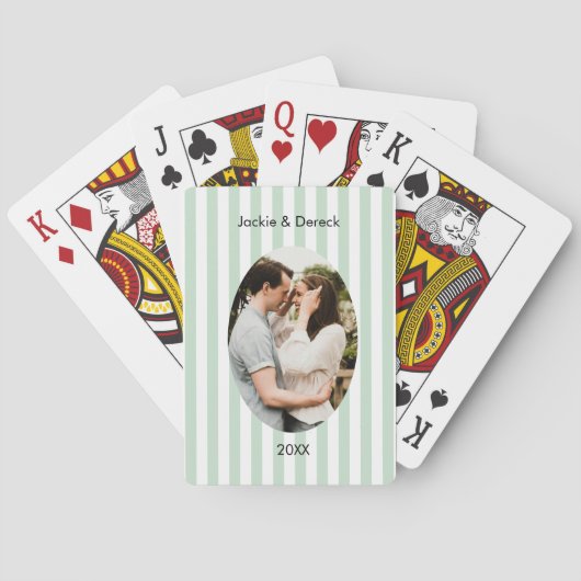 Jeu De Cartes Personalized Anniversary Playing Cards – Custom  (dos)