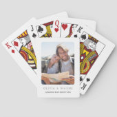 Jeu De Cartes Personalized Couples Travel Hiking Backpacking  (dos)