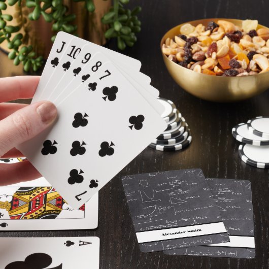 Jeu De Cartes Personalized mathematic equations and graphics (In Situ)