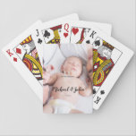 Jeu De Cartes personalized monogragram name first christmas<br><div class="desc">design</div>