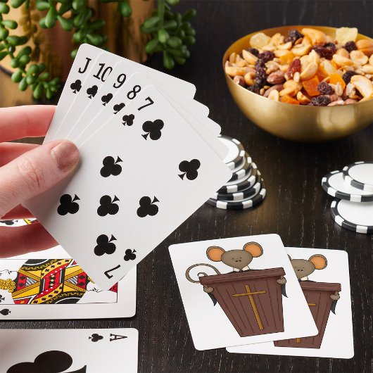 Jeu De Cartes Personnage de souris drôle d'église chrétienne
