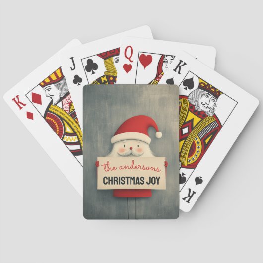 Jeu De Cartes Personnalisable Happy Père Noël (dos)