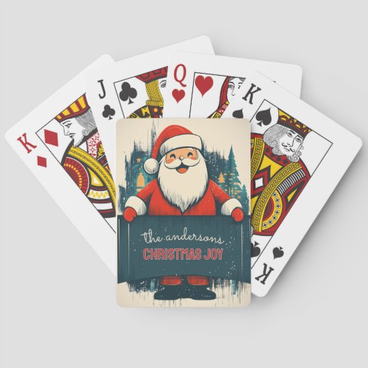 Jeu De Cartes Personnalisable Happy Père Noël (dos)