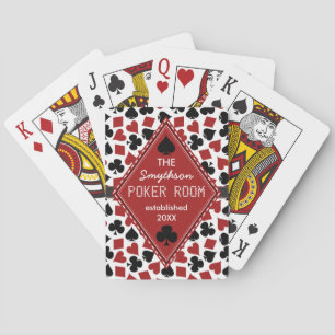 Jeu De Cartes Personnalisable salle de Poker ou casino Club Pers