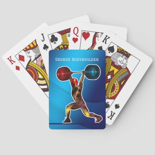 Jeu De Cartes Personnalisation de Bodybuilder par électrificatio (dos)