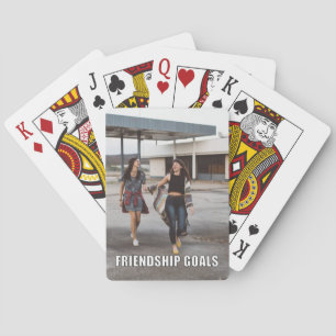Jeu De Cartes Personnalisé Amis Photo Drôle Amitié Objectifs Mèm