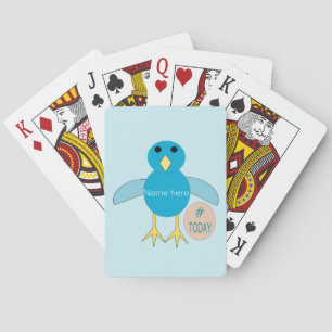 Jeu De Cartes Personnalisé Blue Birthday Boy Chick Jouer aux car