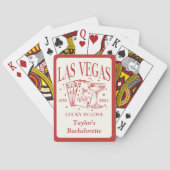 Jeu De Cartes Personnalisé Las Vegas Bachelorette Party (dos)
